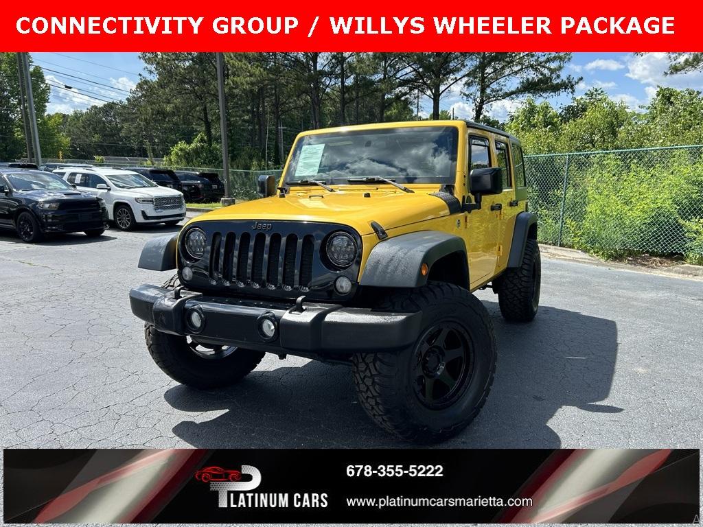 Used 2015 Jeep Wrangler Unlimited Willys Wheeler For Sale ($18,890 ...